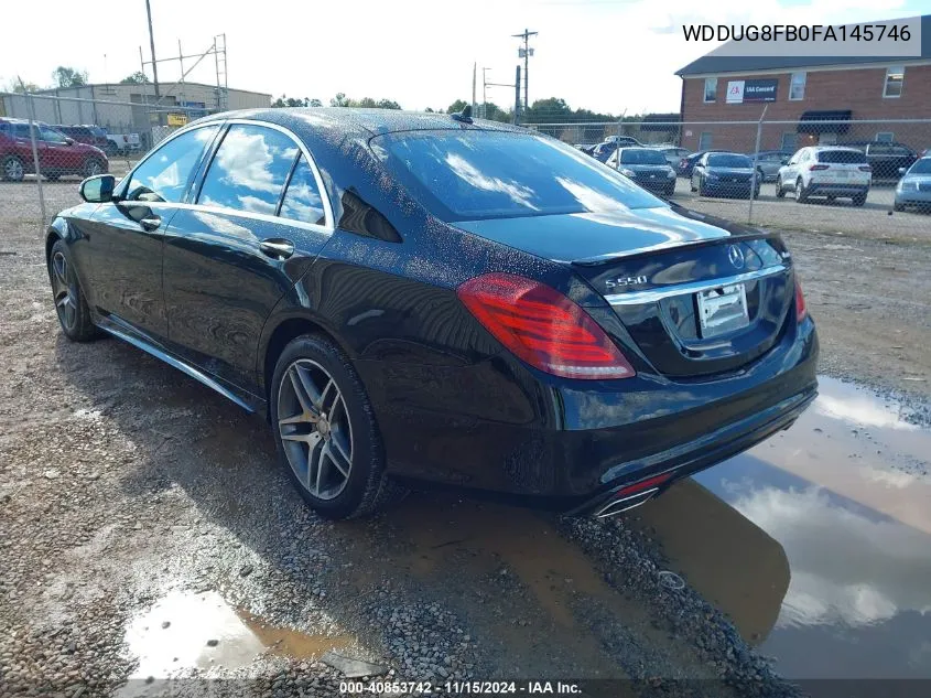 WDDUG8FB0FA145746 2015 Mercedes-Benz S 550 4Matic