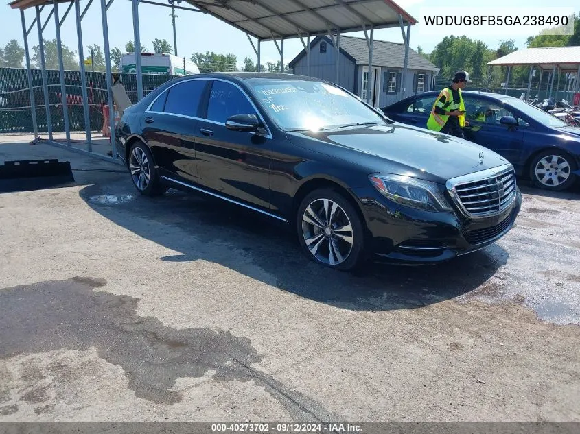 WDDUG8FB5GA238490 2016 Mercedes-Benz S 550 4Matic