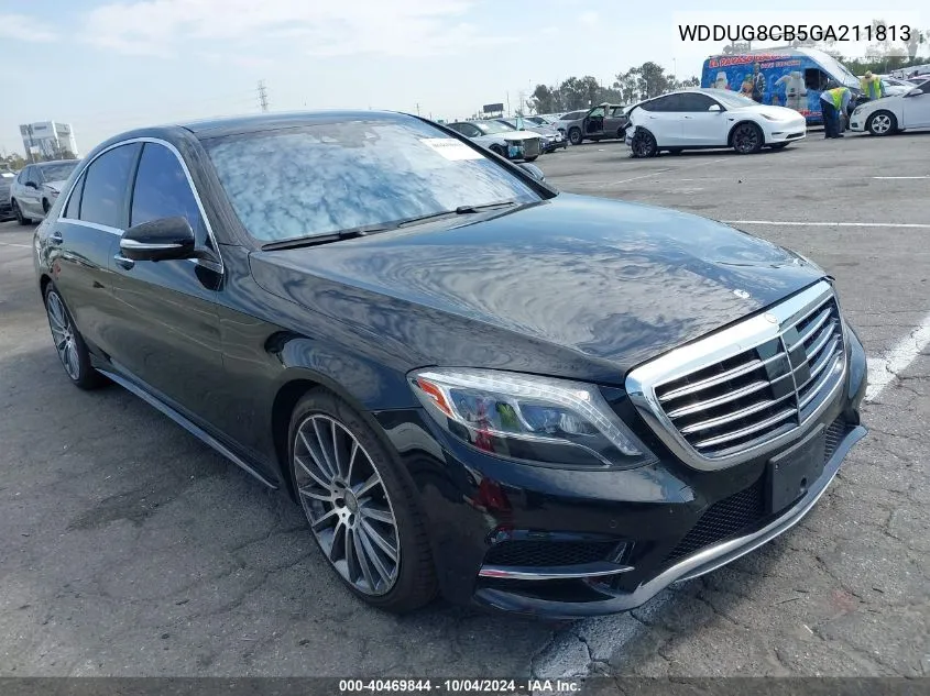 2016 Mercedes-Benz S 550 VIN: WDDUG8CB5GA211813 Lot: 40469844