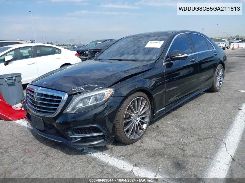 2016 Mercedes-Benz S 550 VIN: WDDUG8CB5GA211813 Lot: 40469844