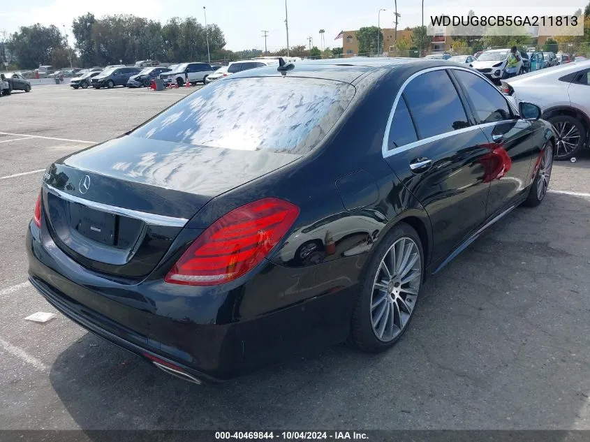 2016 Mercedes-Benz S 550 VIN: WDDUG8CB5GA211813 Lot: 40469844