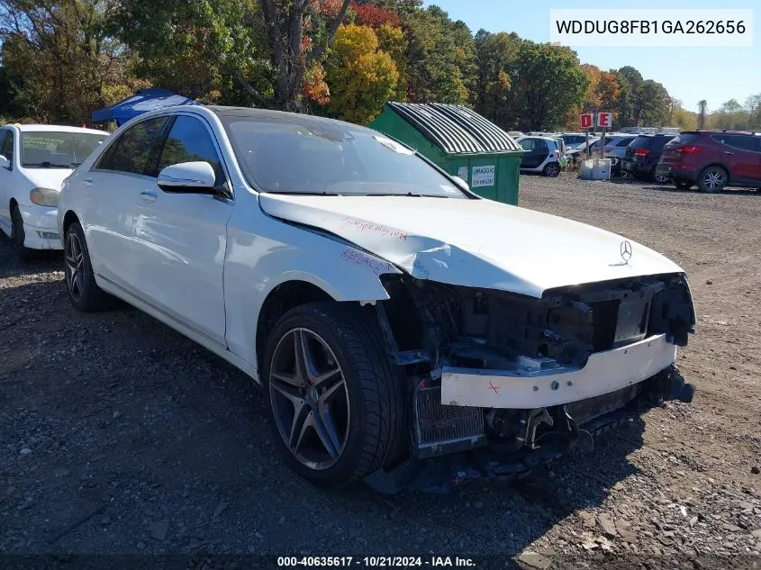 2016 Mercedes-Benz S 550 4Matic VIN: WDDUG8FB1GA262656 Lot: 40635617