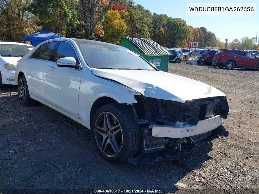 2016 Mercedes-Benz S 550 4Matic VIN: WDDUG8FB1GA262656 Lot: 40635617