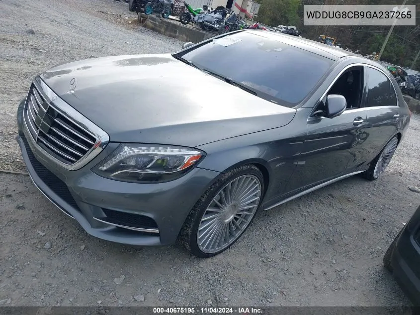 2016 Mercedes-Benz S 550 VIN: WDDUG8CB9GA237265 Lot: 40675195