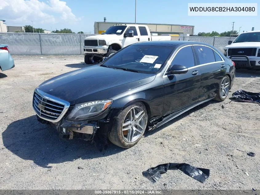 2017 Mercedes-Benz S 550 VIN: WDDUG8CB2HA304080 Lot: 39867915