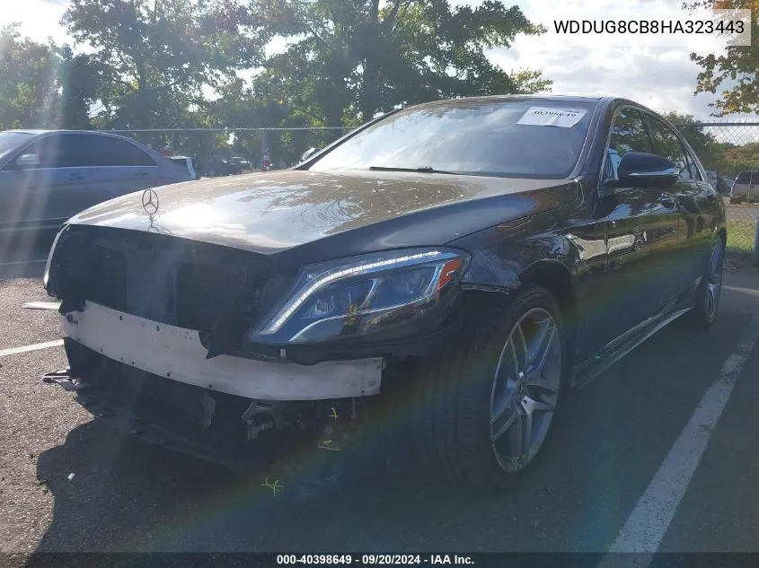 2017 Mercedes-Benz S 550 VIN: WDDUG8CB8HA323443 Lot: 40398649