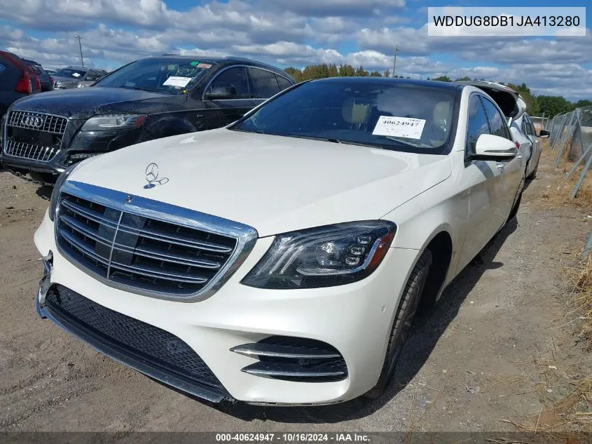 2018 Mercedes-Benz S 560 VIN: WDDUG8DB1JA413280 Lot: 40624947