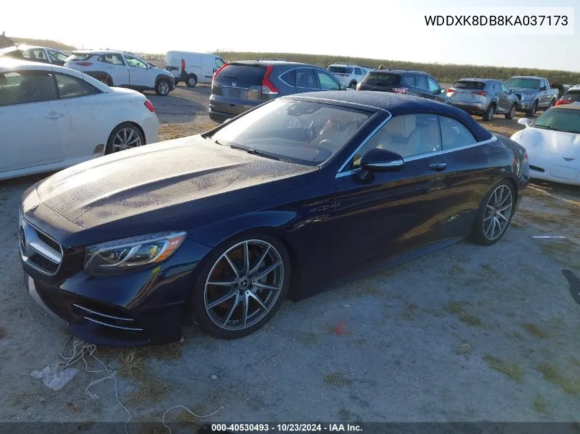 2019 Mercedes-Benz S 560 VIN: WDDXK8DB8KA037173 Lot: 40530493