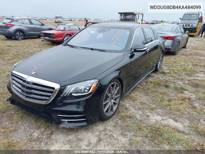 2019 Mercedes-Benz S 560 VIN: WDDUG8DB4KA484099 Lot: 40567852