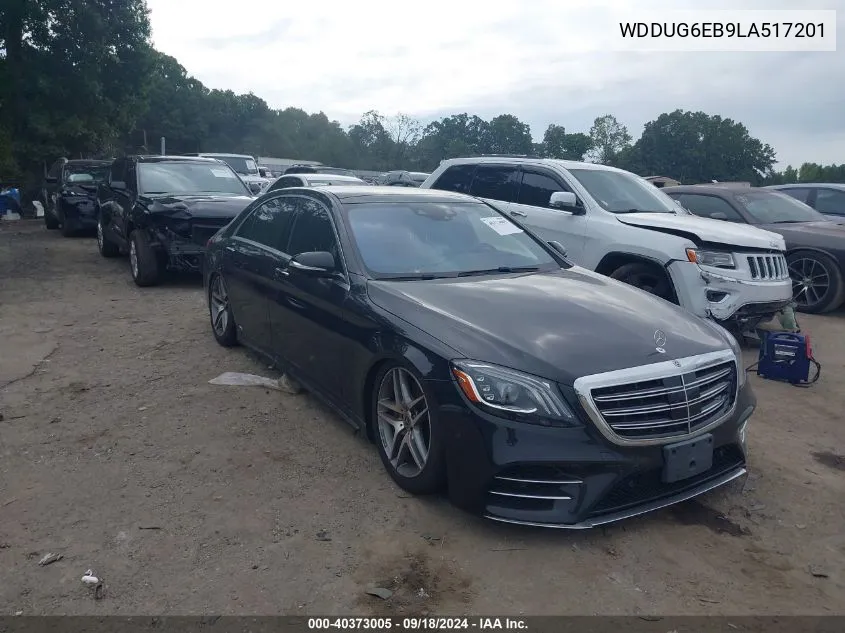 2020 Mercedes-Benz S 450 4Matic VIN: WDDUG6EB9LA517201 Lot: 40373005