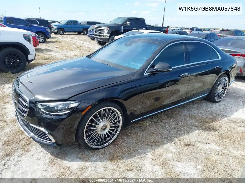 2021 Mercedes-Benz S 580 4Matic VIN: W1K6G7GB8MA057848 Lot: 40602054