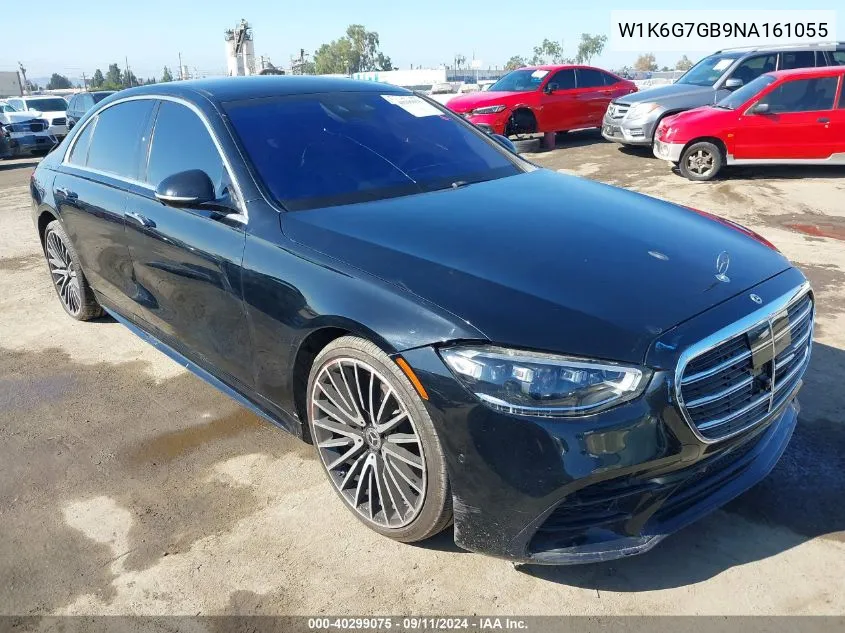 2022 Mercedes-Benz S 580 4Matic VIN: W1K6G7GB9NA161055 Lot: 40299075