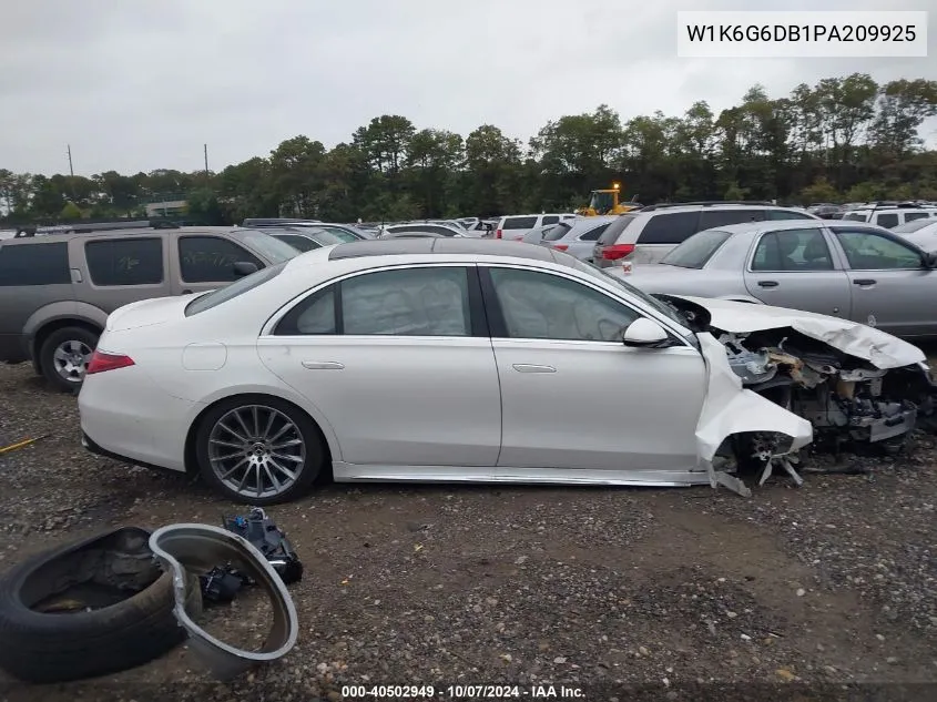 2023 Mercedes-Benz S 500 4Matic VIN: W1K6G6DB1PA209925 Lot: 40502949