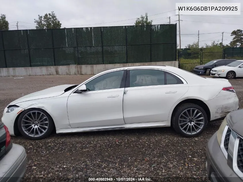 2023 Mercedes-Benz S 500 4Matic VIN: W1K6G6DB1PA209925 Lot: 40502949