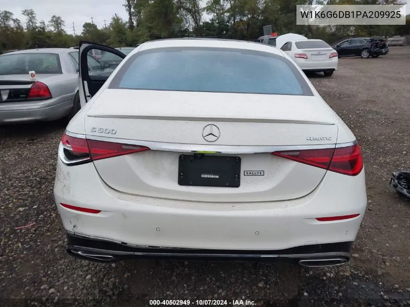 2023 Mercedes-Benz S 500 4Matic VIN: W1K6G6DB1PA209925 Lot: 40502949