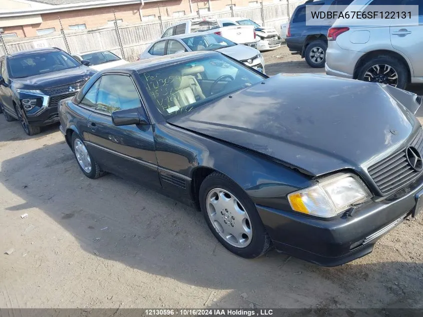 1995 Mercedes-Benz Sl 500 VIN: WDBFA67E6SF122131 Lot: 12130596