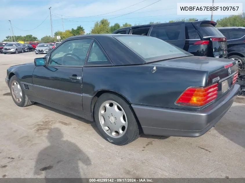 1995 Mercedes-Benz Sl 500 VIN: WDBFA67E8SF109767 Lot: 40299142