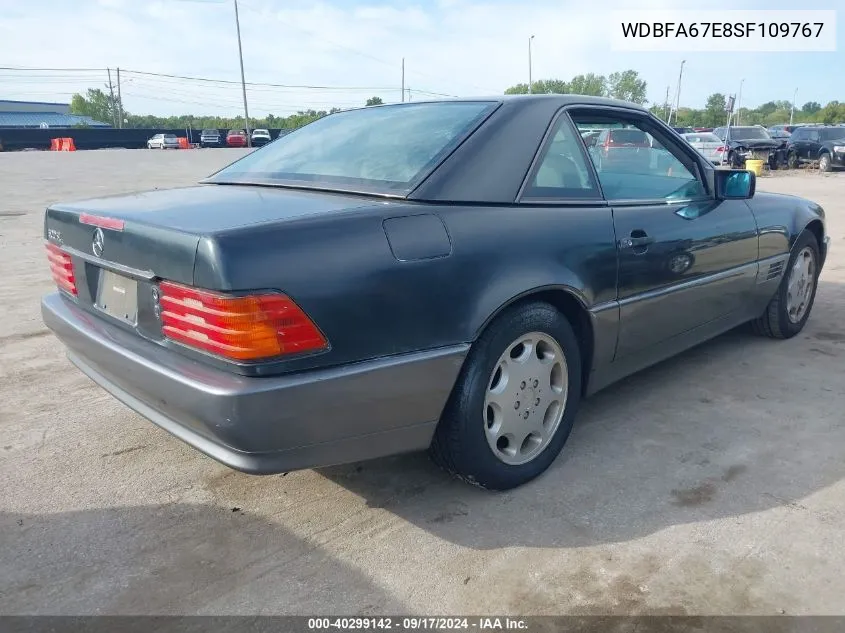 1995 Mercedes-Benz Sl 500 VIN: WDBFA67E8SF109767 Lot: 40299142