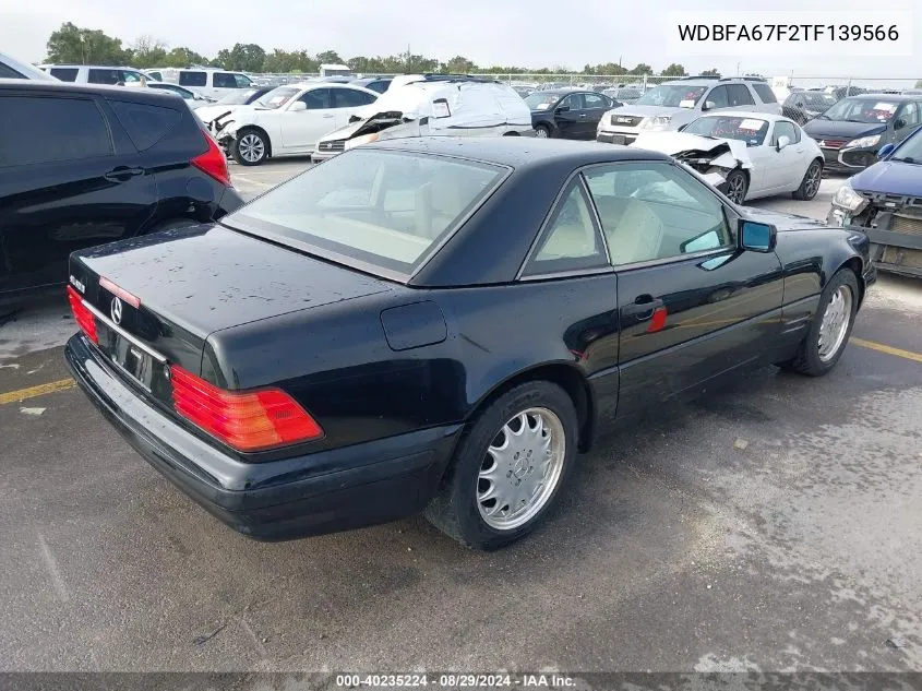 1996 Mercedes-Benz Sl 500 VIN: WDBFA67F2TF139566 Lot: 40235224