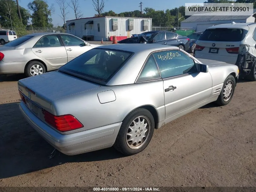 1996 Mercedes-Benz Sl 320 VIN: WDBFA63F4TF139901 Lot: 40318800