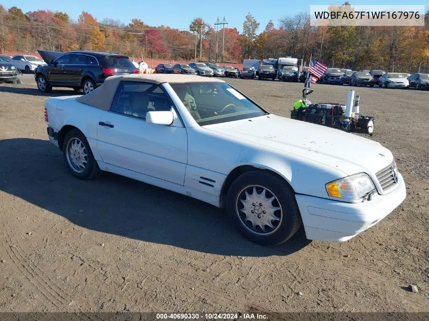 1998 Mercedes-Benz Sl 500 VIN: WDBFA67F1WF167976 Lot: 40690330