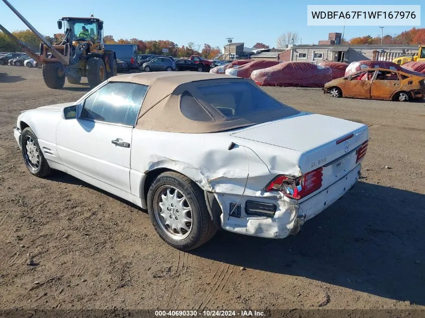 1998 Mercedes-Benz Sl 500 VIN: WDBFA67F1WF167976 Lot: 40690330