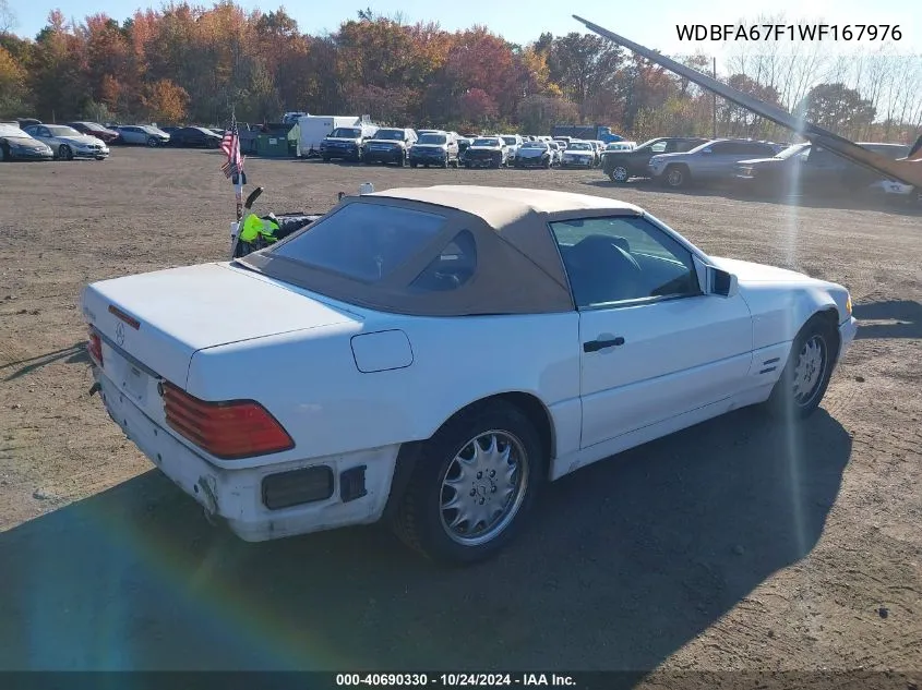 1998 Mercedes-Benz Sl 500 VIN: WDBFA67F1WF167976 Lot: 40690330