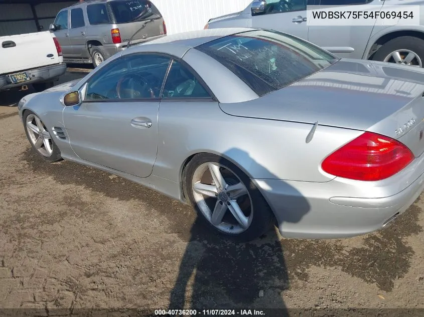 WDBSK75F54F069454 2004 Mercedes-Benz Sl 500