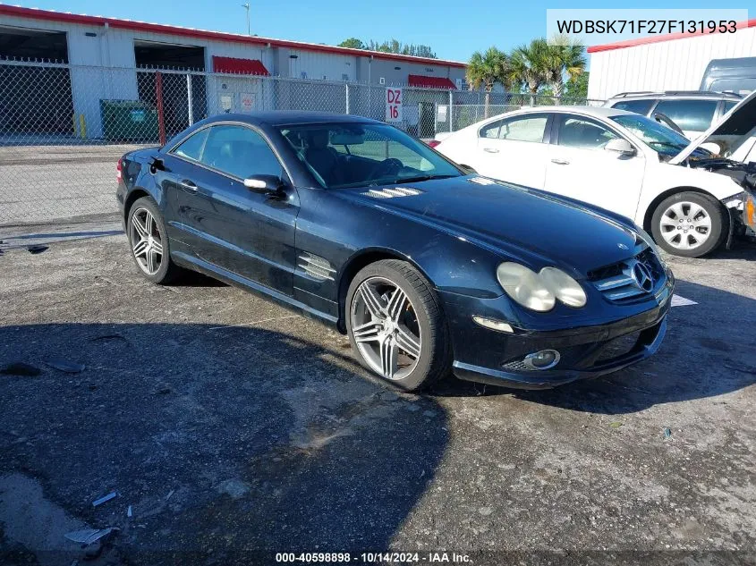 2007 Mercedes-Benz Sl 550 5.5L V8 VIN: WDBSK71F27F131953 Lot: 40598898