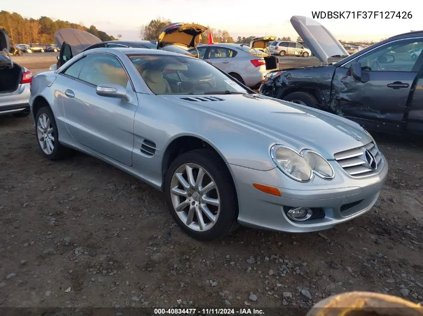 2007 Mercedes-Benz Sl 550 VIN: WDBSK71F37F127426 Lot: 40834477