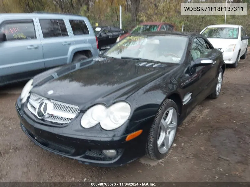 2008 Mercedes-Benz Sl VIN: WDBSK71F18F137311 Lot: 40763573