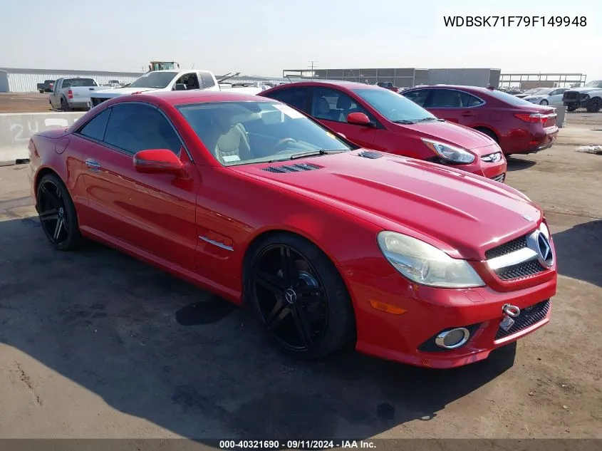 2009 Mercedes-Benz Sl 550 VIN: WDBSK71F79F149948 Lot: 40321690