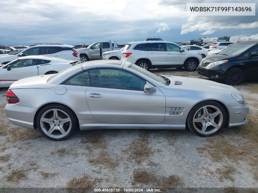 2009 Mercedes-Benz Sl 550 VIN: WDBSK71F99F143696 Lot: 40515710