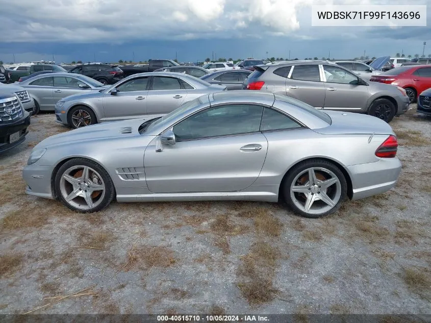 2009 Mercedes-Benz Sl 550 VIN: WDBSK71F99F143696 Lot: 40515710