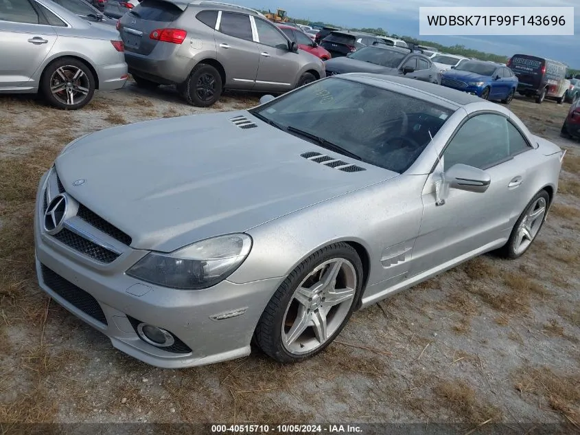 2009 Mercedes-Benz Sl 550 VIN: WDBSK71F99F143696 Lot: 40515710