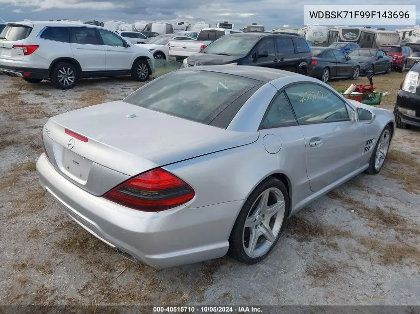 2009 Mercedes-Benz Sl 550 VIN: WDBSK71F99F143696 Lot: 40515710