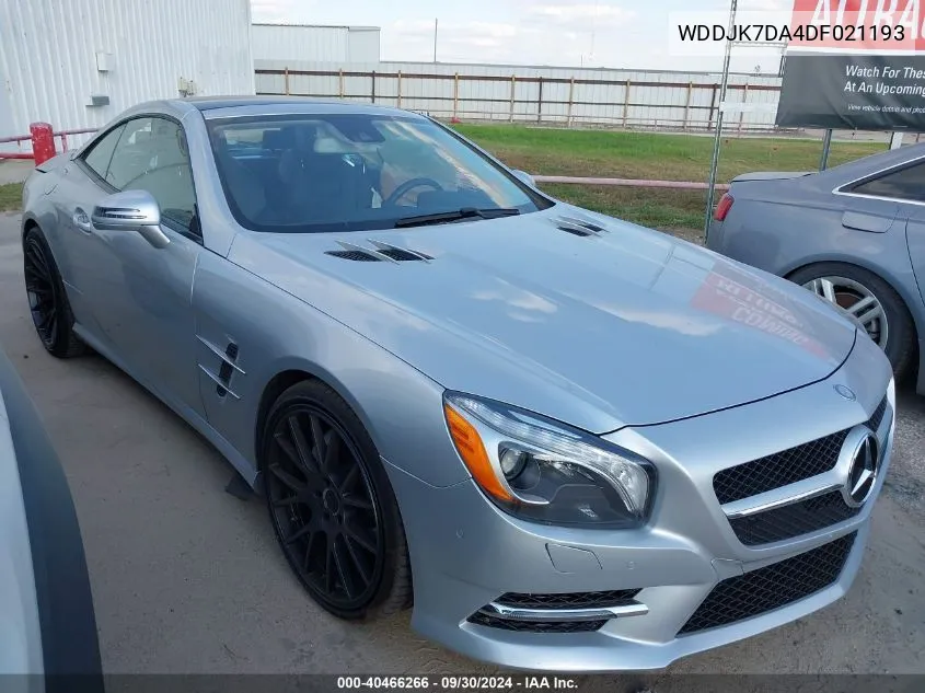 2013 Mercedes-Benz Sl 550 VIN: WDDJK7DA4DF021193 Lot: 40466266