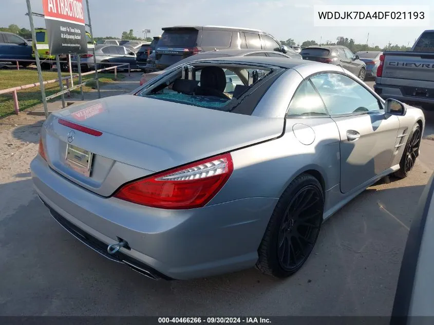 2013 Mercedes-Benz Sl 550 VIN: WDDJK7DA4DF021193 Lot: 40466266