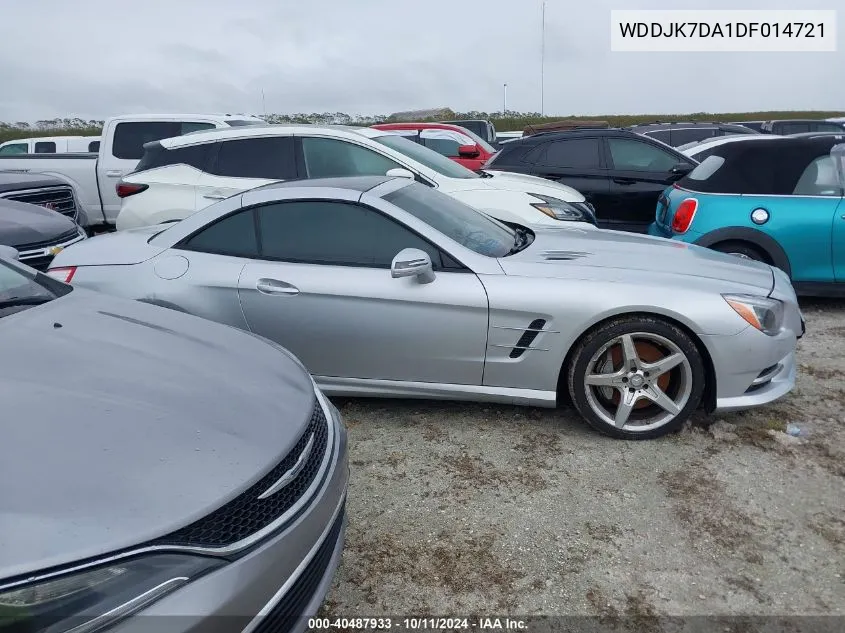 2013 Mercedes-Benz Sl 550 VIN: WDDJK7DA1DF014721 Lot: 40487933