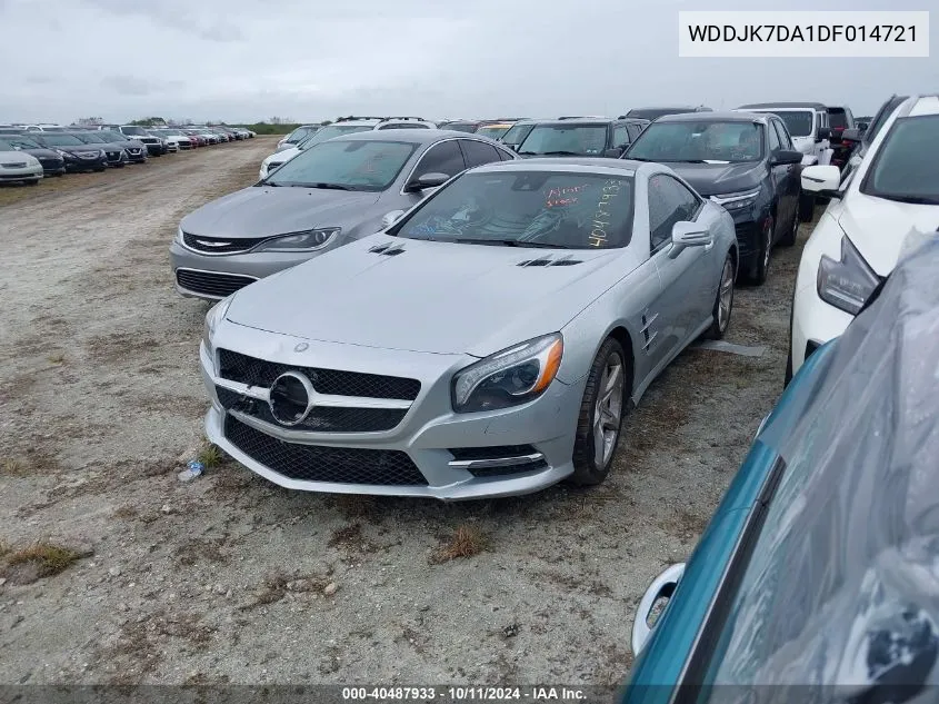 2013 Mercedes-Benz Sl 550 VIN: WDDJK7DA1DF014721 Lot: 40487933