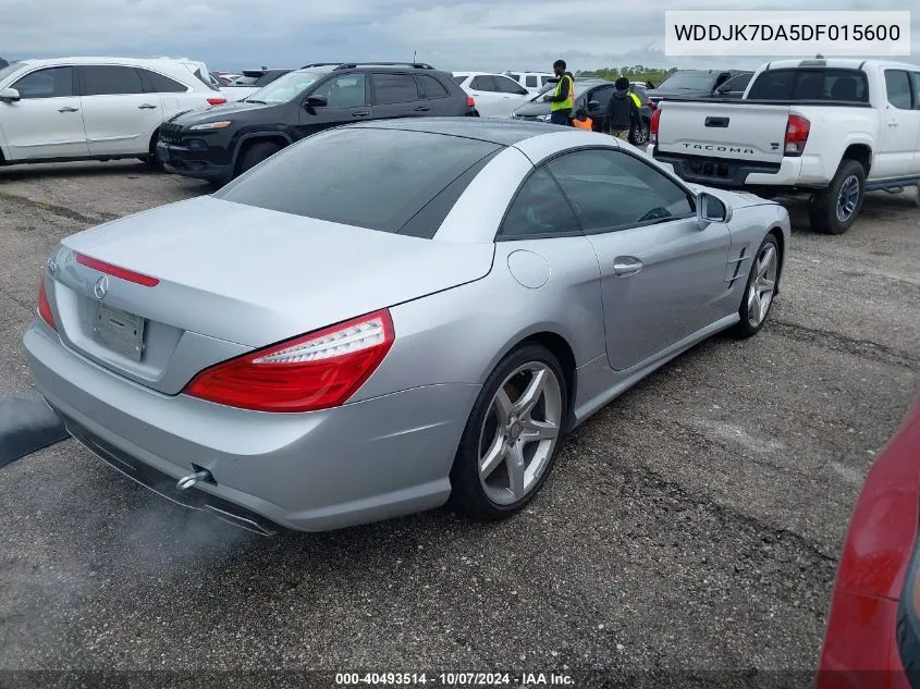 2013 Mercedes-Benz Sl 550 VIN: WDDJK7DA5DF015600 Lot: 40493514