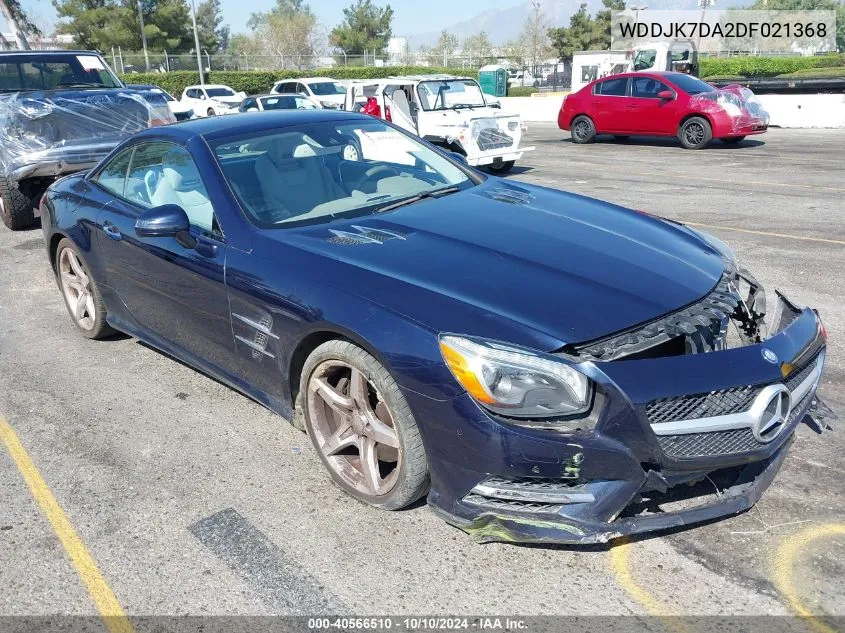 2013 Mercedes-Benz Sl 550 VIN: WDDJK7DA2DF021368 Lot: 40566510