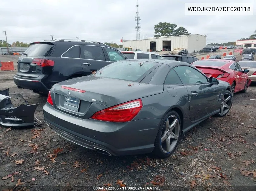 WDDJK7DA7DF020118 2013 Mercedes-Benz Sl 550