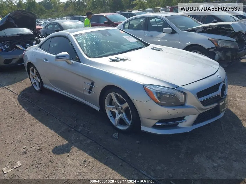 2014 Mercedes-Benz Sl 550 VIN: WDDJK7DA5EF027537 Lot: 40301328