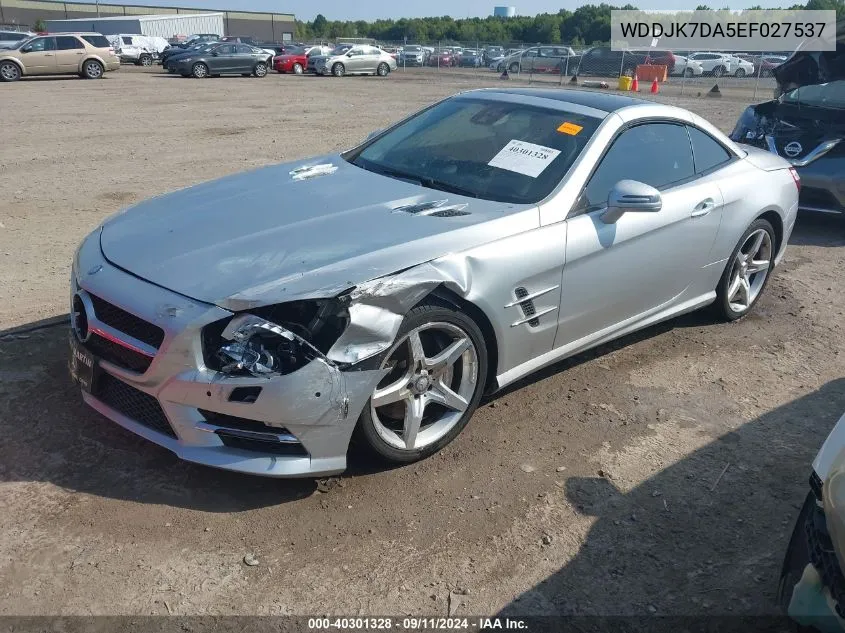 2014 Mercedes-Benz Sl 550 VIN: WDDJK7DA5EF027537 Lot: 40301328