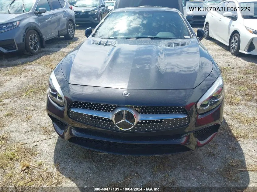 2020 Mercedes-Benz Sl 550 VIN: W1KJK7DA3LF061229 Lot: 40477191