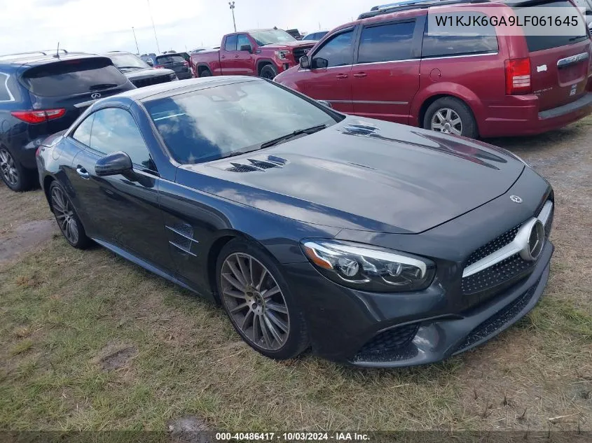 2020 Mercedes-Benz Sl 450 VIN: W1KJK6GA9LF061645 Lot: 40486417