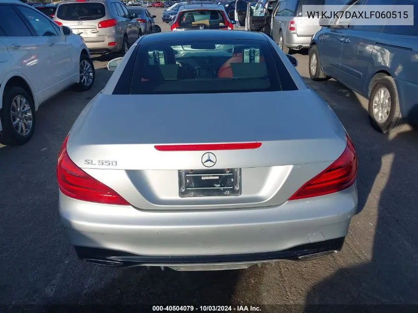 2020 Mercedes-Benz Sl 550 VIN: W1KJK7DAXLF060515 Lot: 40504079