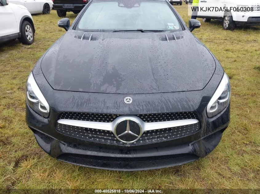 2020 Mercedes-Benz Sl 550 VIN: W1KJK7DA5LF060308 Lot: 40525818