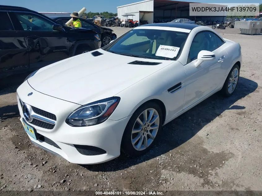 2017 Mercedes-Benz Slc 300 VIN: WDDPK3JA4HF139709 Lot: 40486101